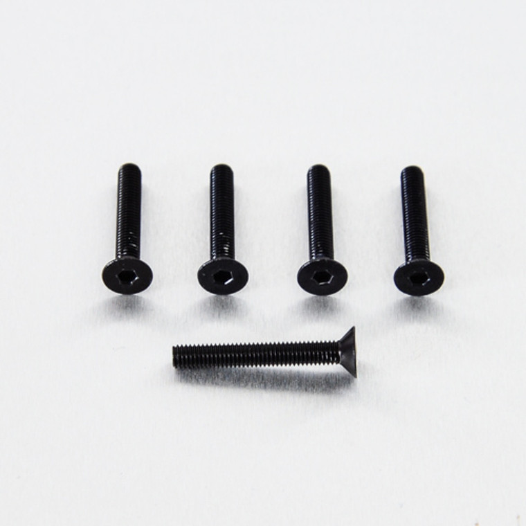 Aluminium Countersunk Bolt M5x(0.80mm)x35mm Pack x5 Black