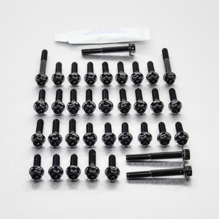 Aluminium Engine Kit Yamaha MT09 Race Spec Etched Black