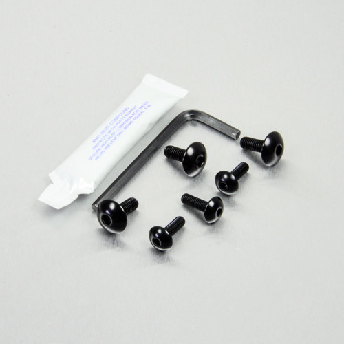 Aluminium Exhaust Heat Shield Mount Bolt Kit Black