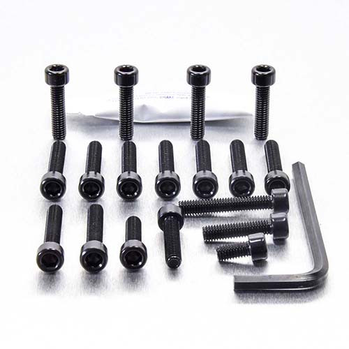 Aluminium Engine Kit Yamaha FZR250 Black