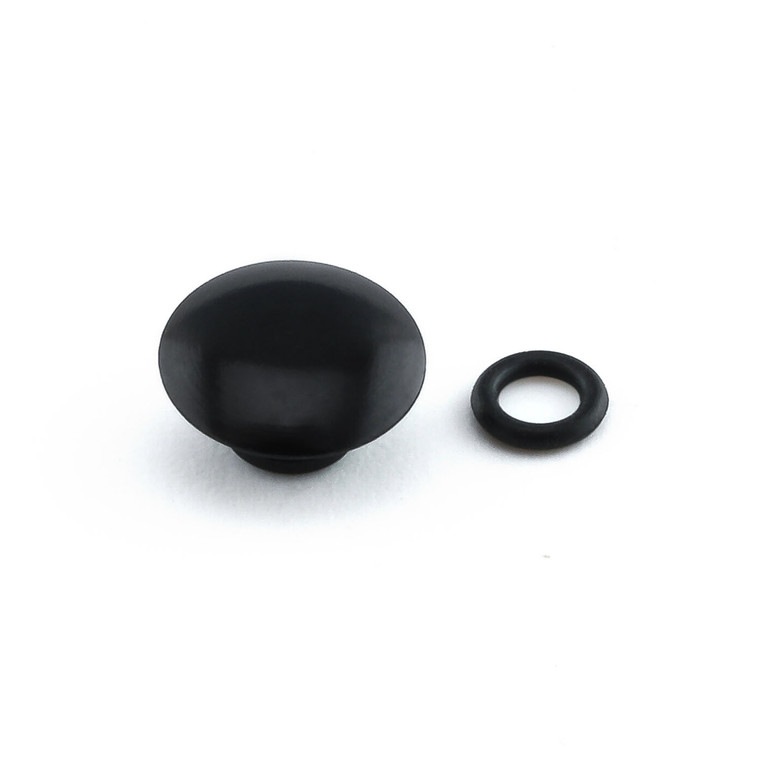 Aluminium Button Insert M6 Black