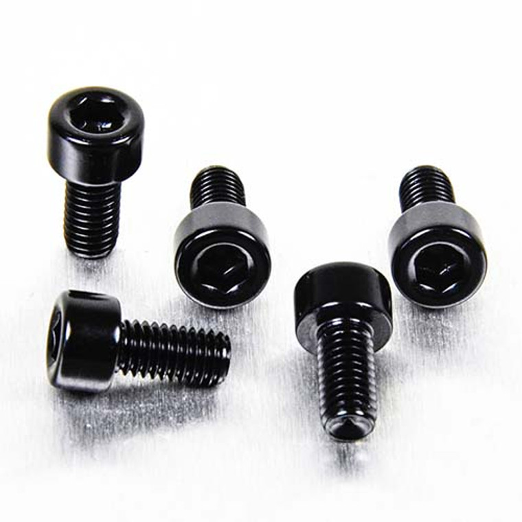 Aluminium Allen Bolt M5x(0.80mm)x10mm Pack x5 Black