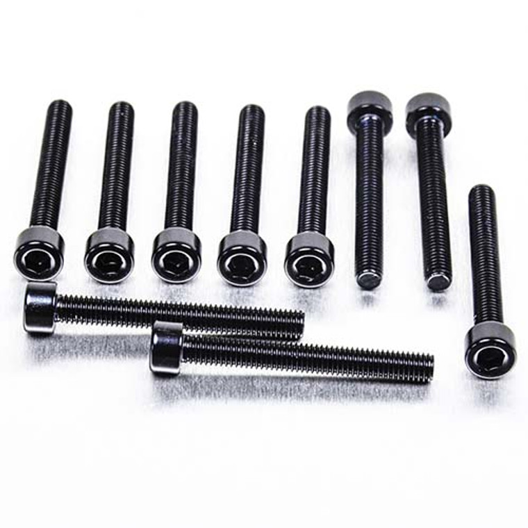 Aluminium Allen Bolt M5x(0.80mm)x40mm Pack x10 Black