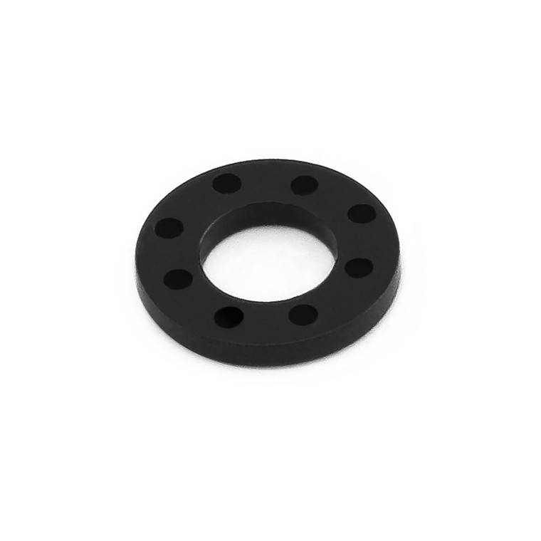 Aluminium Drilled Washer M5 (10mm O/D) Black