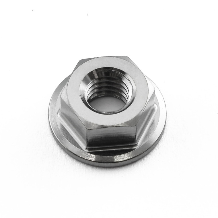 Titanium Flanged Nut M6x(1.00mm)