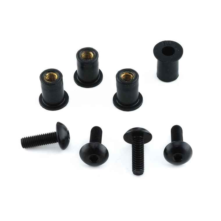 Aluminium Screen Kit 4 Bolt Black