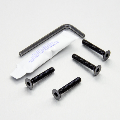 Aluminium Screen Kit Aprilia 4 Bolts Black