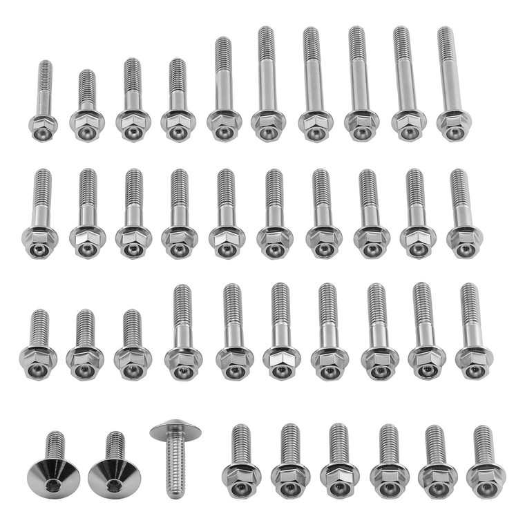 Stainless Steel Engine Kit Yamaha MT-09 / R9 / XSR900 Flanged Hex Head Bolt