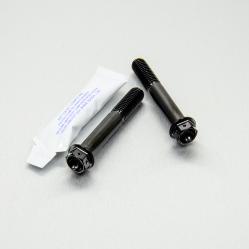 Stainless Steel Front Brake Mounting Bolt Kit Hex Race Spec Black