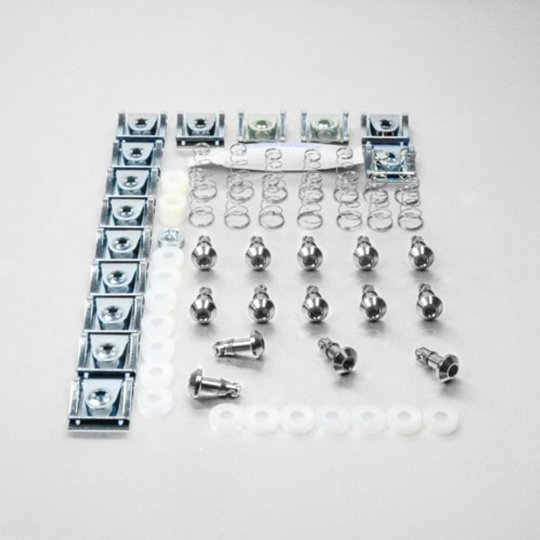 Stainless Steel Quick Release Allen Key 17mm + Side Clips Pack x14