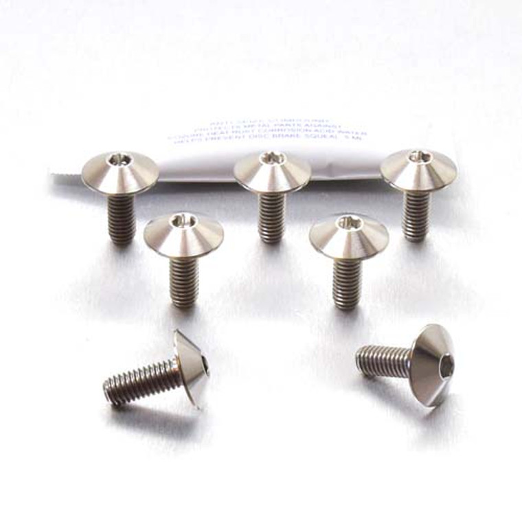 Titanium Exhaust Heat Shield Mount Bolt Kit