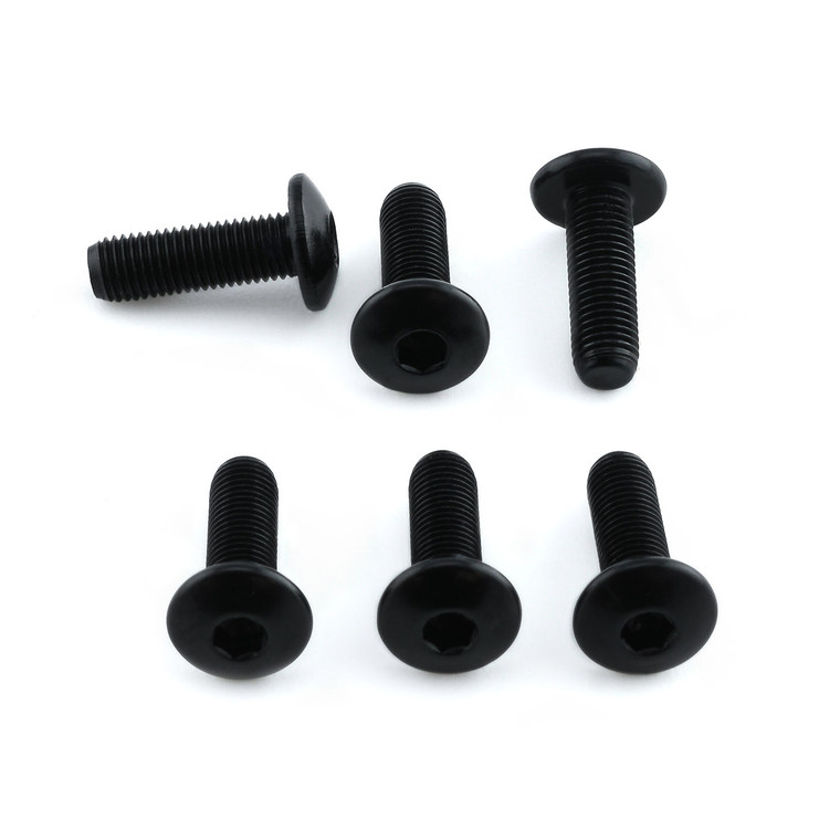 Aluminium Screen Kit Ducati 6 Bolt Black