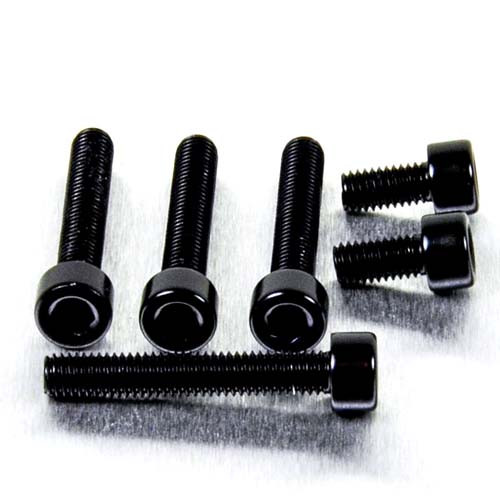 Aluminium Fuel Cap Kit Yamaha Bulldog Black