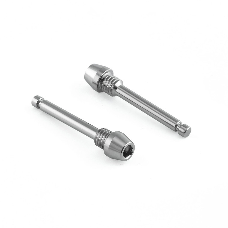 Titanium Cycle Brake Pad Retaining Pin M5x(0.80mm)x26.6mm Tapered Socket Cap - Hope Pack x2 
