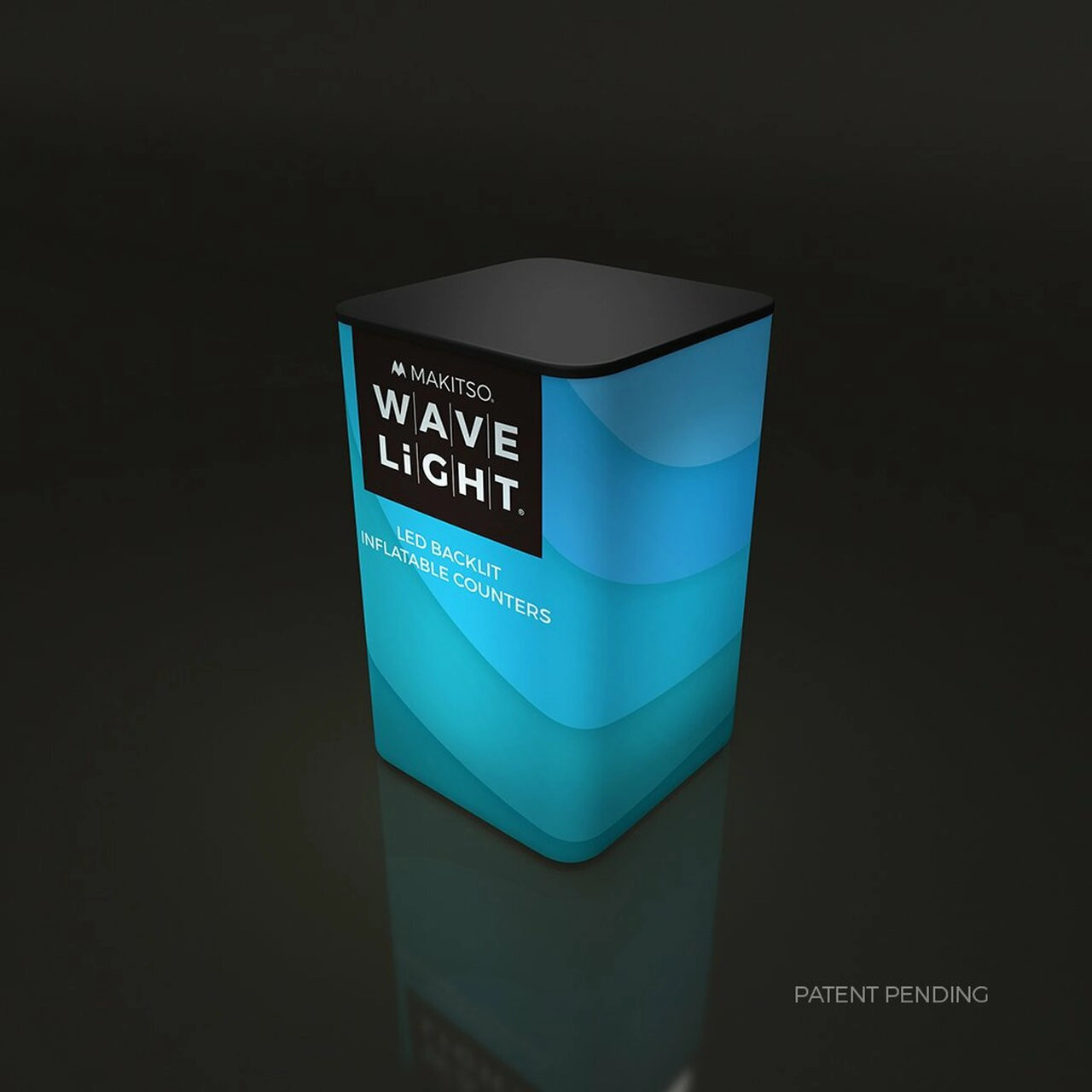 WaveLight Inflatable Backlit Counter- Square - Best Tradeshow Display