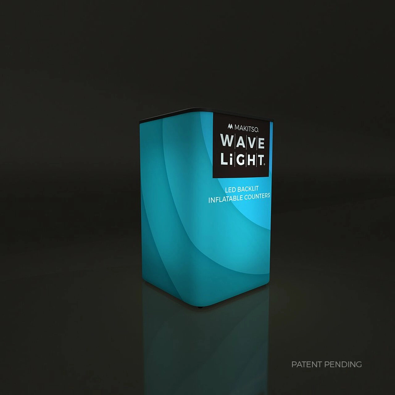 WaveLight Inflatable Backlit Counter- Square - Best Tradeshow Display