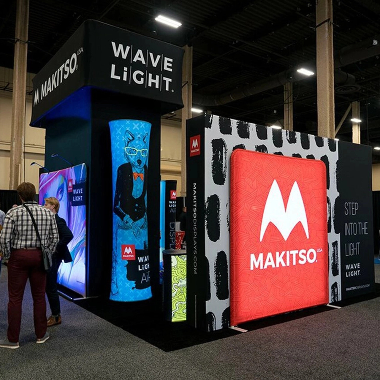 Wavelight Paper WaveLight Backlit Display - Monitor Kit 03 - Best Tradeshow Display