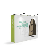 Monolith Tension Fabric Display Wall 10x8ft with lights Monolith Tension Fabric Display Wall 10x8ft with lights