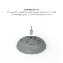 Bubble Base with WLM-P-118 Adapter Bubble Base with WLM-P-118 Adapter