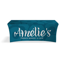 Table Cover - Stretched 6ft- 3-sided w/Open Back (TCB-G-6X3) Table Cover - Stretched 6ft- 3-sided w/Open Back (TCB-G-6X3)