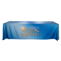 Table Cover Drape 8ft, 4-sided - w/Closed Back (TC-G-8X4) Table Cover Drape 8ft, 4-sided - w/Closed Back (TC-G-8X4)