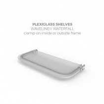 WaveLine® Waterfall Plexiglass Shelf