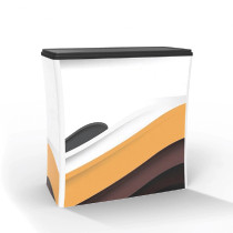 Waveline Counter Shipping Case Podium with Graphic CA600 Waveline Counter Shipping Case Podium with Graphic CA600