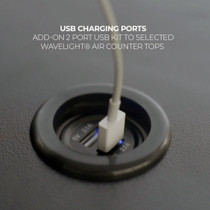 WaveLight® Dual Port USB Charger Countertop