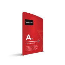 WaveLine® Media Display Wall A - Left (57”W x 96”H) WaveLine® Media Display Wall A - Left (57”W x 96”H)