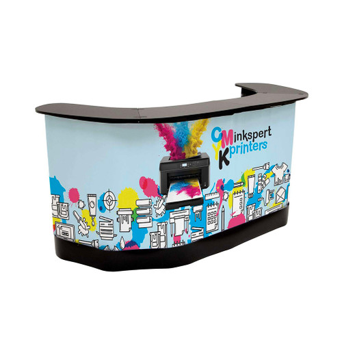 Exhibition XL Counter Kit - 86" W x 37.87" H x 35" D