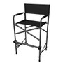 Tall Directors Chair - Black