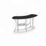 WaveLine® InfoDesk Plexiglass Shelf A for Convex Curved Counter 30"