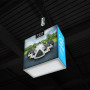 WaveLight® Casonara Blimp Rectangle 360º Hanging Light Box Display - 100M
