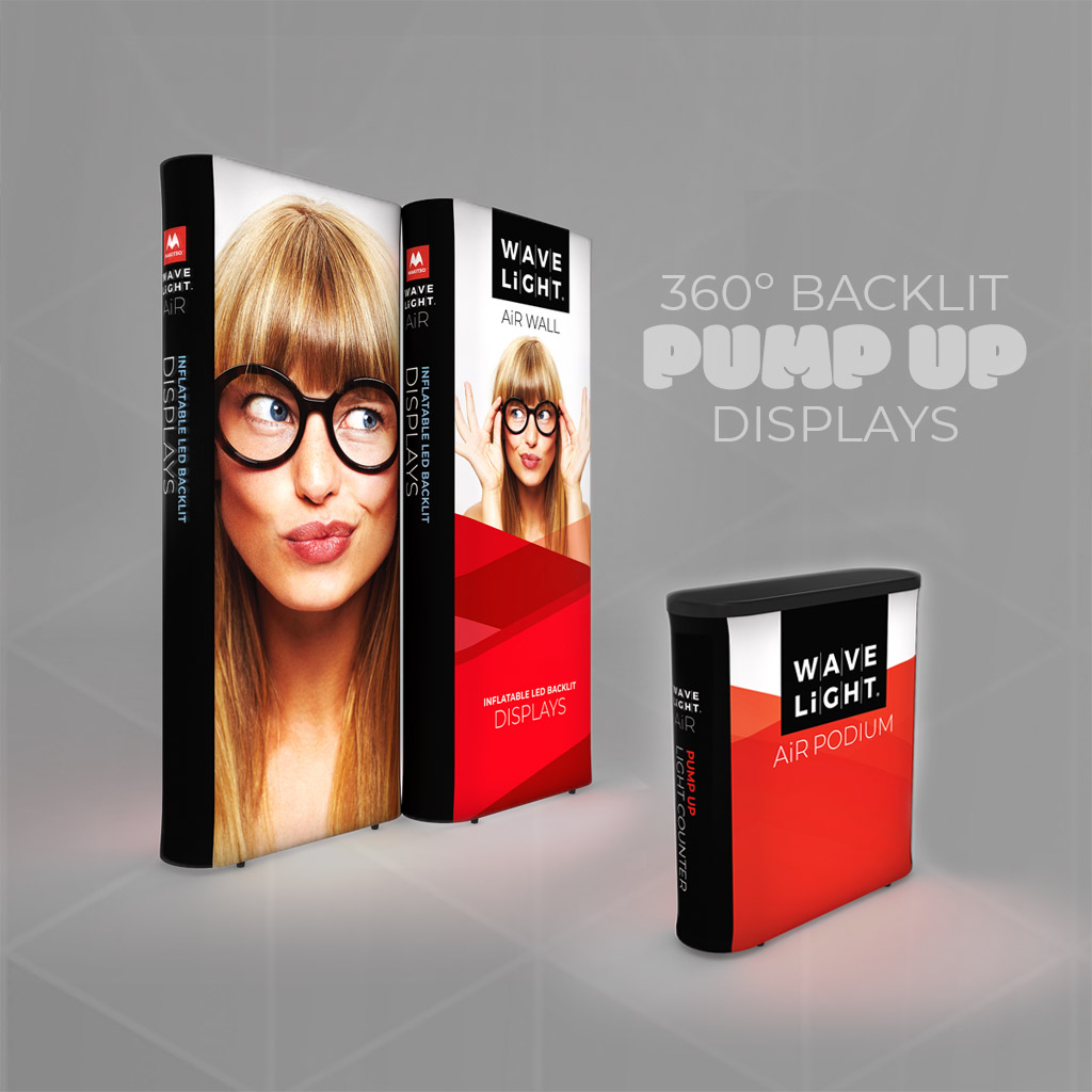 WaveLight® Air Wall & Podium inflatable backlit display system - Best ...