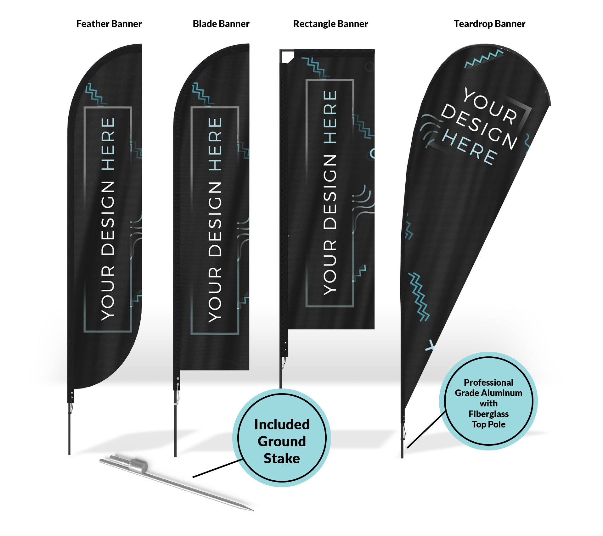 Check out our custom Flags and Banners! Best Tradeshow Display