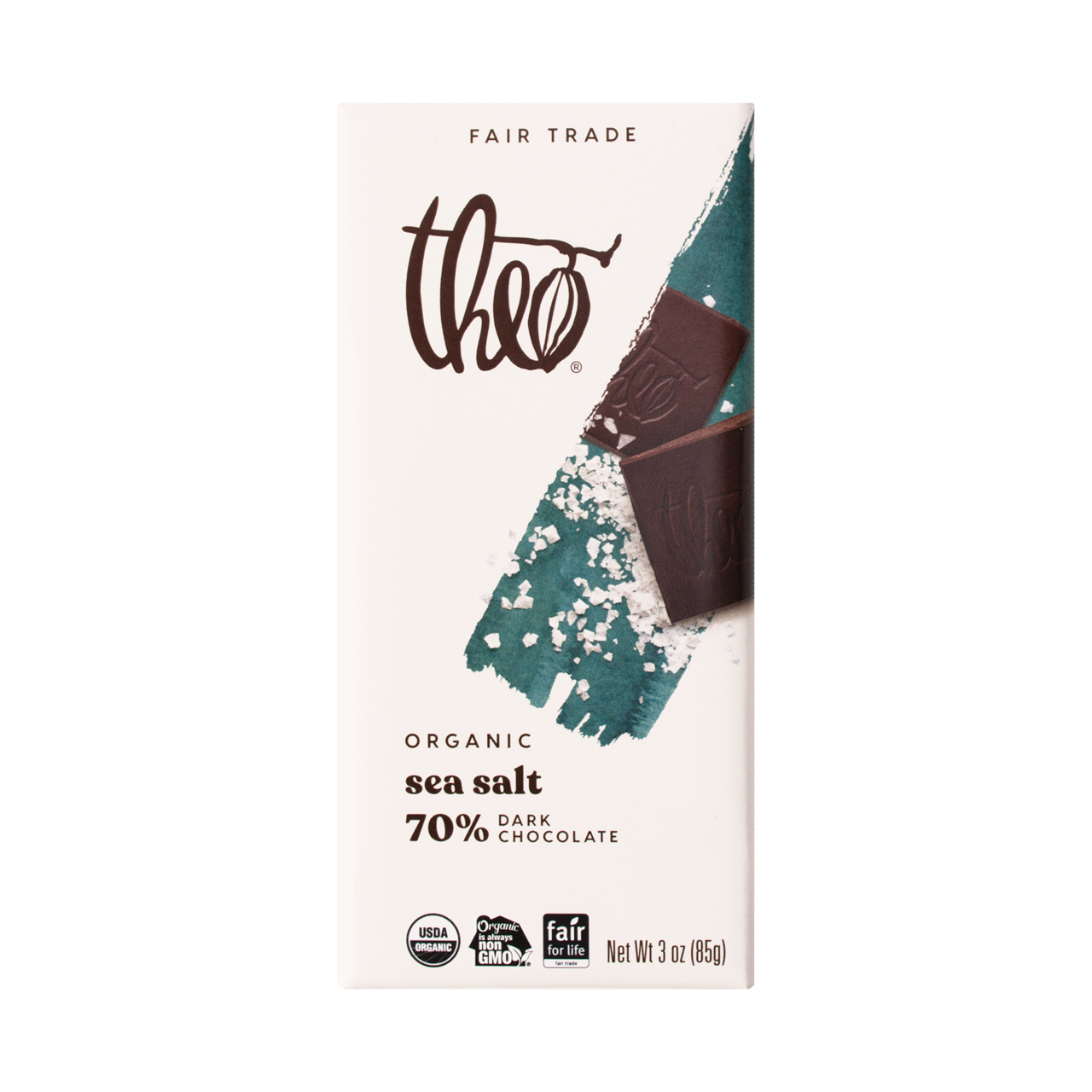 Dark Chocolate + Sea Salt, 70-Pack of Individually Wrapped Crisps