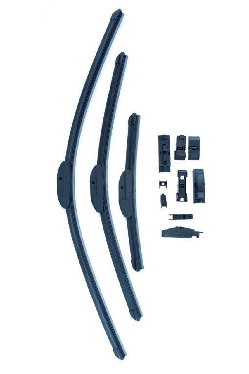 Wiper Blade TVF525 550 MULTIPLE ADAPTORS AND HOOK