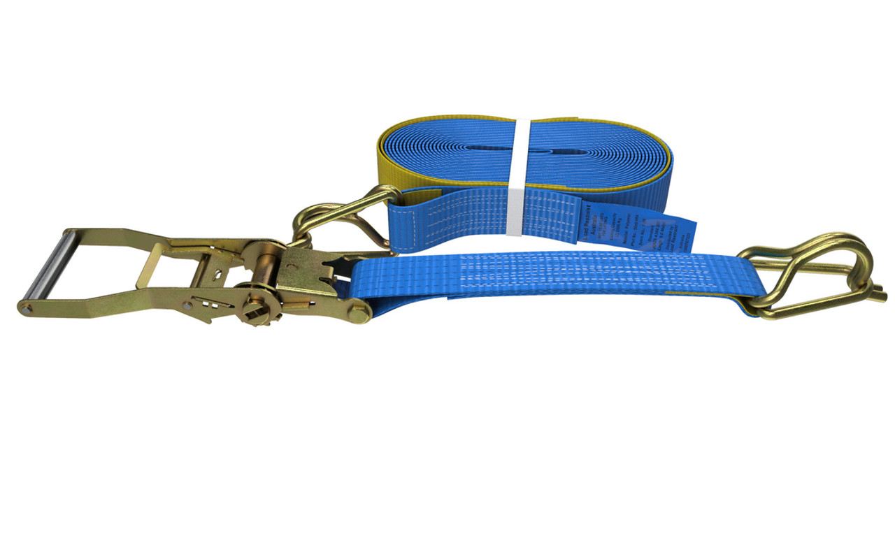 50MM X 9Mtr Ratchet Tie Down 2500Kg Lc