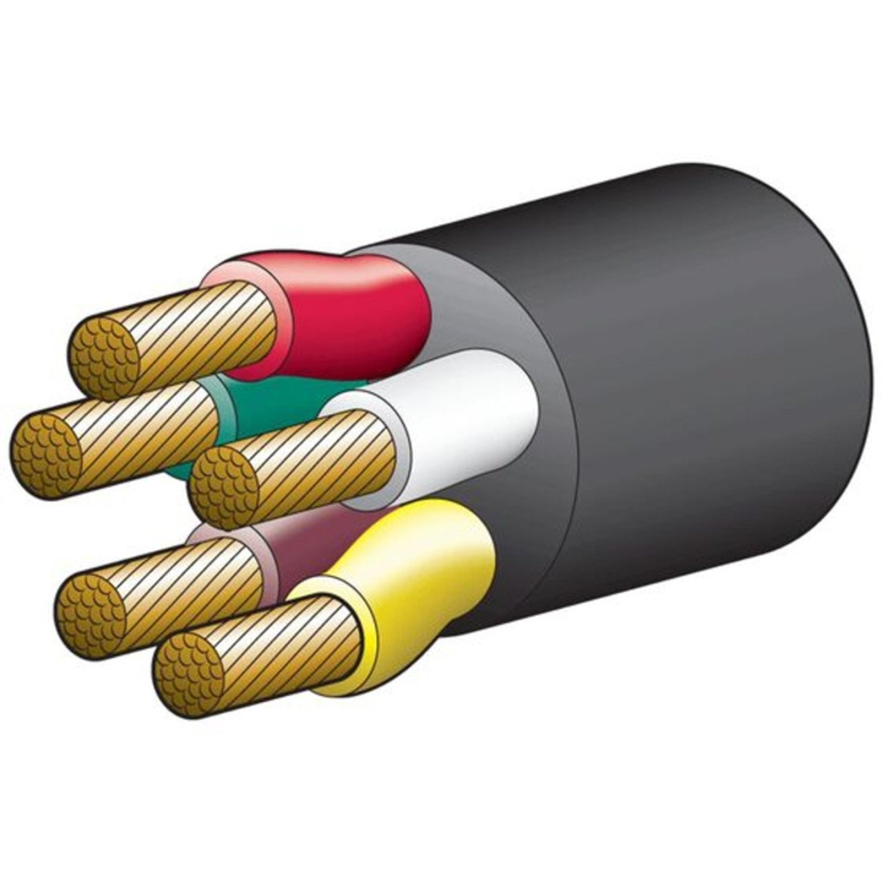 Cable 6MM 5-Core Sheath 30M (R/T) 40Amp