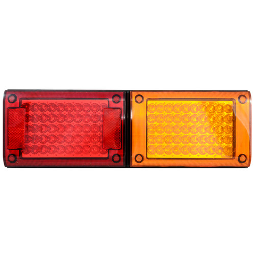 Led Jumbo Twin Red/Amber - 10-30V Multi