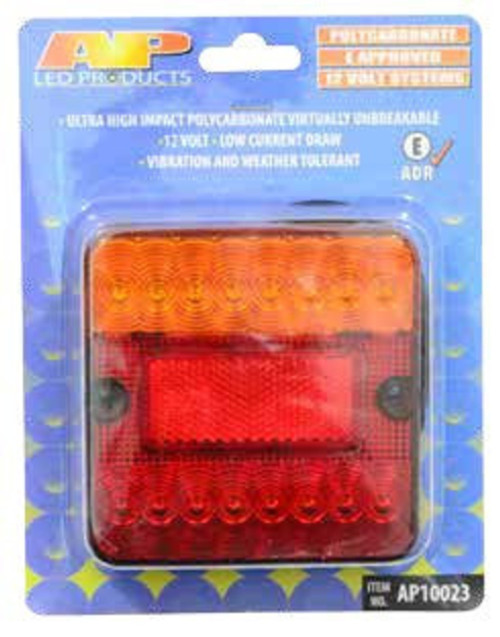 Led Trailer Lamp Square 12V