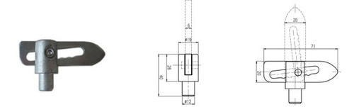 Anti Luce Fastener S/S Weld On