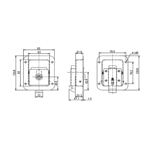 Paddle Lock Interior Release