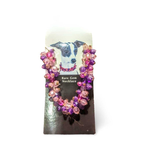 Doggy gemstone necklace jewelry Doggy gemstone necklace jewelry