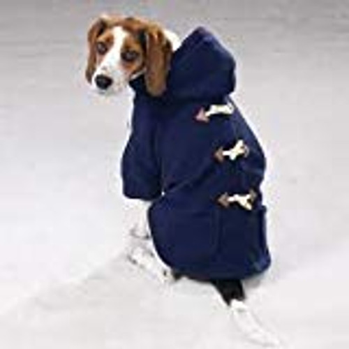 British inspired navy blue duffle coat.   