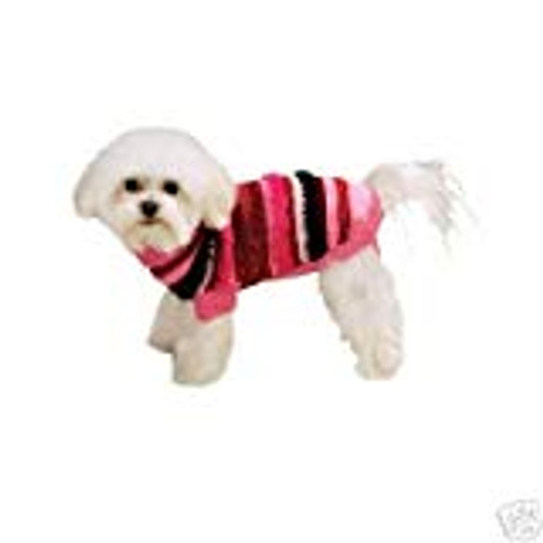 Pink Striped Yarn Sweater Pink Striped Yarn Sweater
