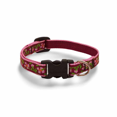 Cherry blossom themed dog collar