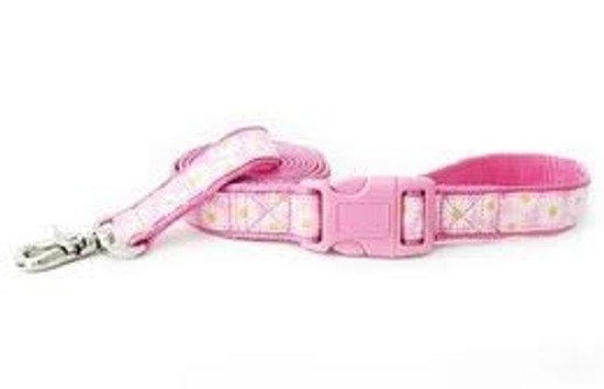 Pink Daisy Dog Lead
