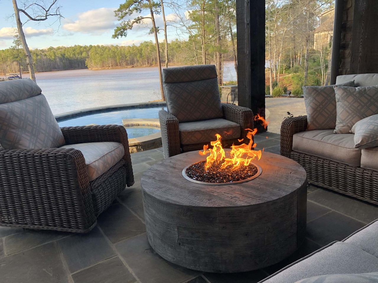 Round Fire Pits