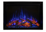 Redstone premium electric fireplace insert blue flames
